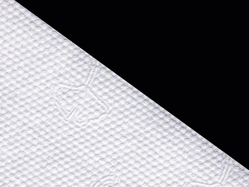 Viscose Dan Poliester Ginkgo Dot Style Spunlace Bukan Tenunan Untuk Lap Kering Atau Basah